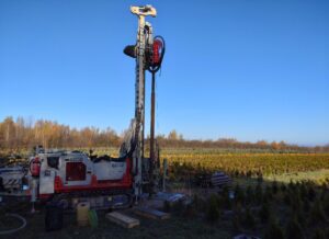 wykonanie otworów rdzeniowych w wieniawie