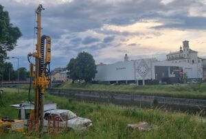 wykonanie otworów rdzeniowych w gorlicach