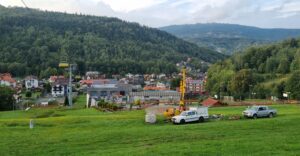 wykonanie otworów rdzeniowych w wiśle